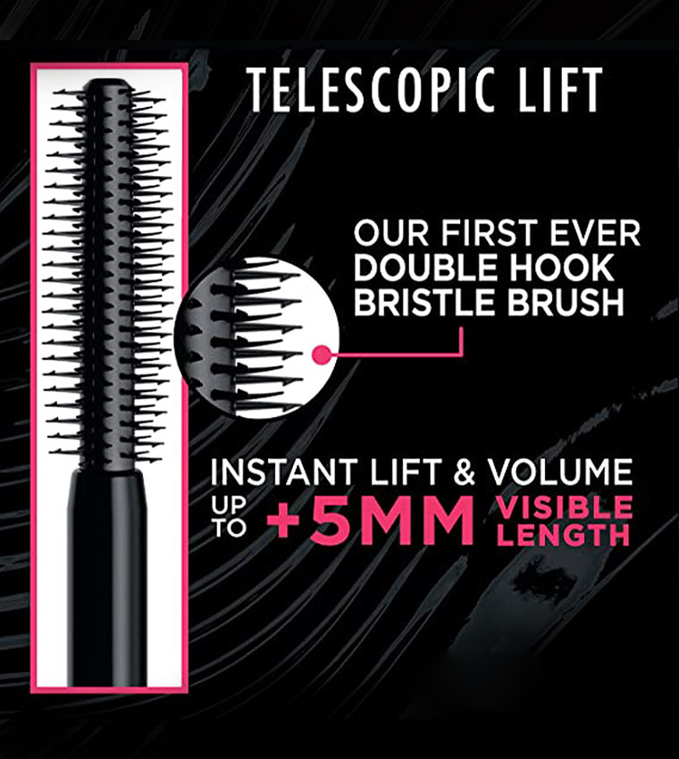 Telescopic Lift Washable Mascara, 9.4ml