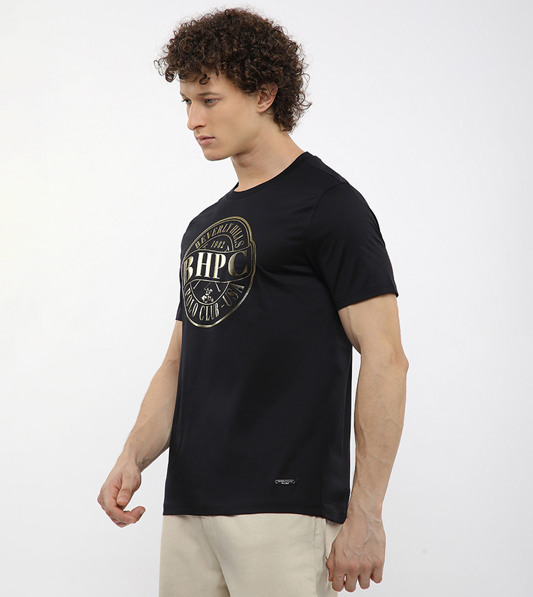 Logo Printed Crew Neck T-Shirt