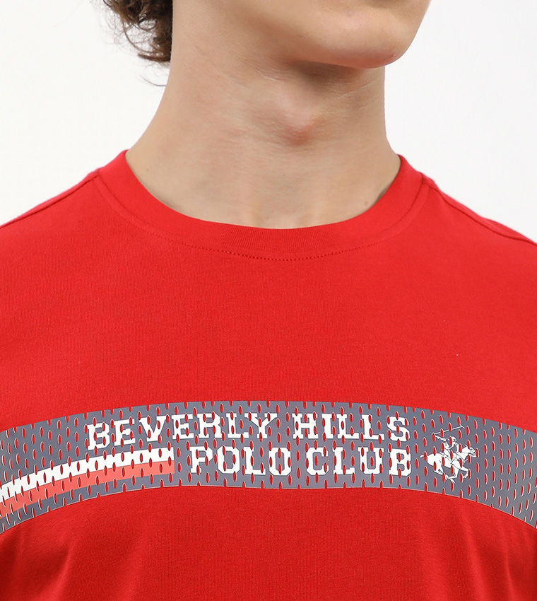 Logo Printed Crew Neck T-Shirt