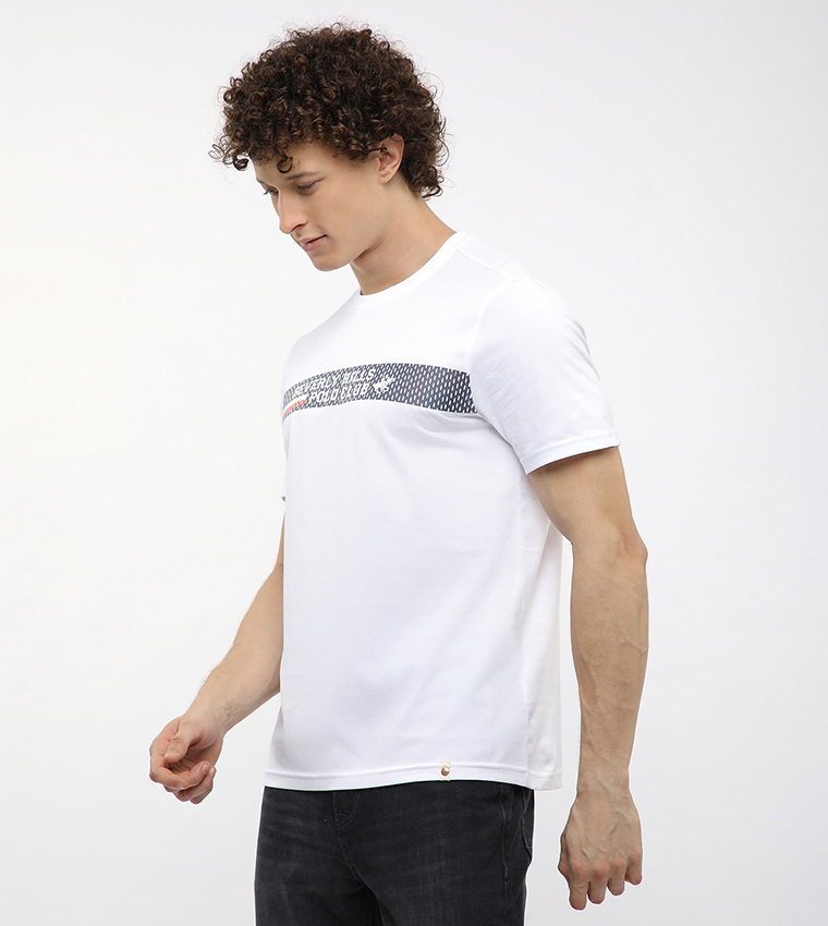 Logo Printed Crew Neck T-Shirt