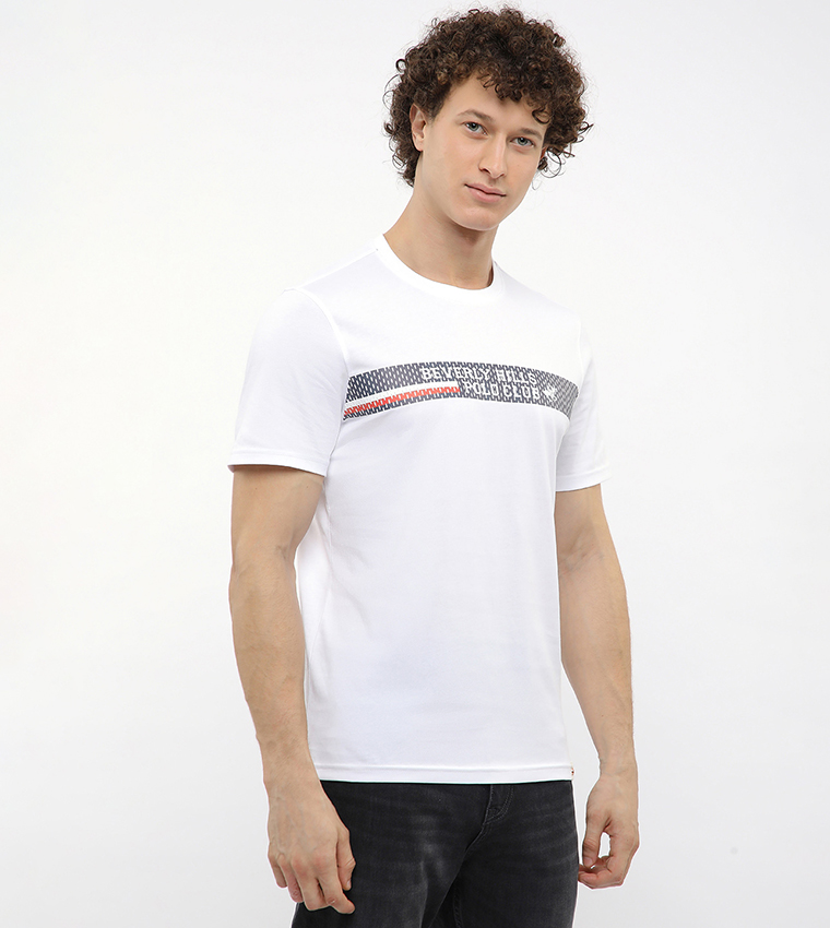 Logo Printed Crew Neck T-Shirt