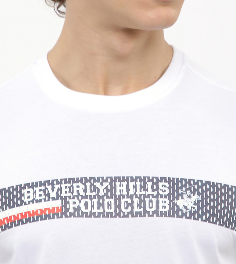 Logo Printed Crew Neck T-Shirt