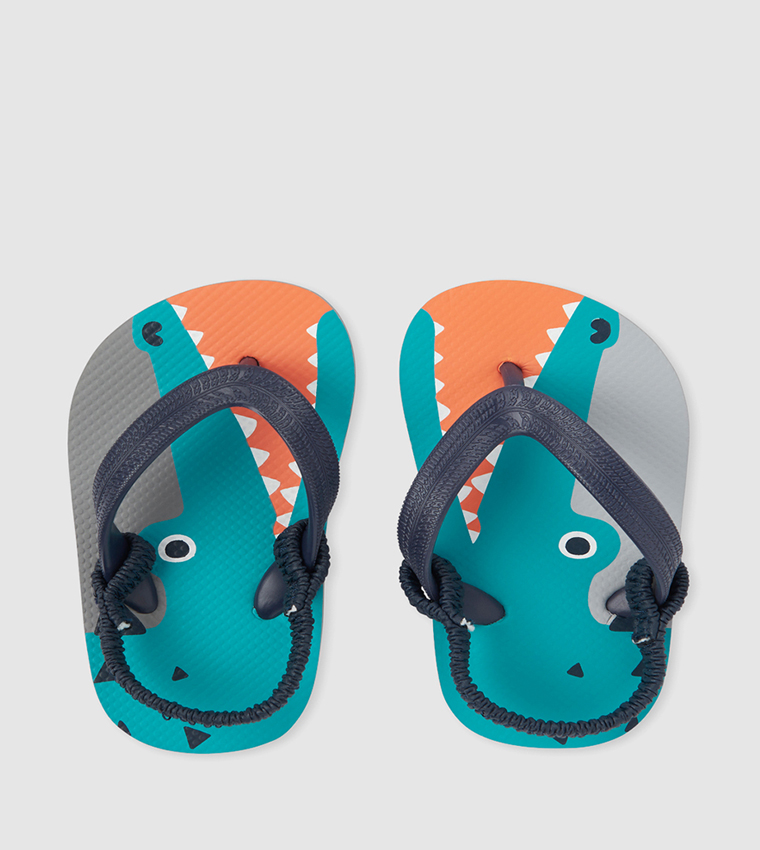 Buy The Children s Place Tb Gator Flip Flop In Blue 6thStreet Qatar