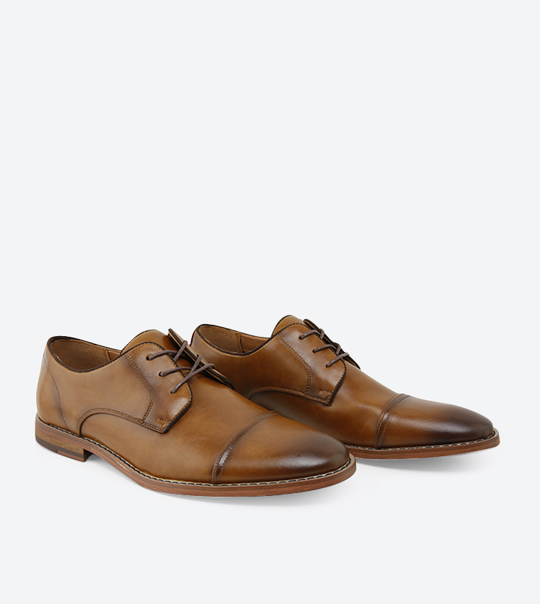 Aeriwet Oxford Shoes - Light Brown - 30210801-AERIWET