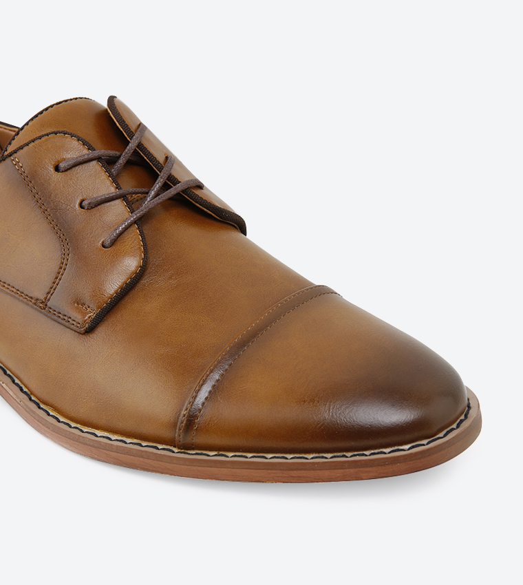 Aeriwet Oxford Shoes - Light Brown - 30210801-AERIWET