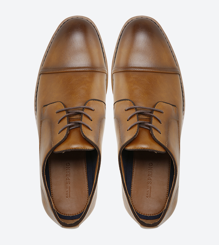 Aeriwet Oxford Shoes - Light Brown - 30210801-AERIWET
