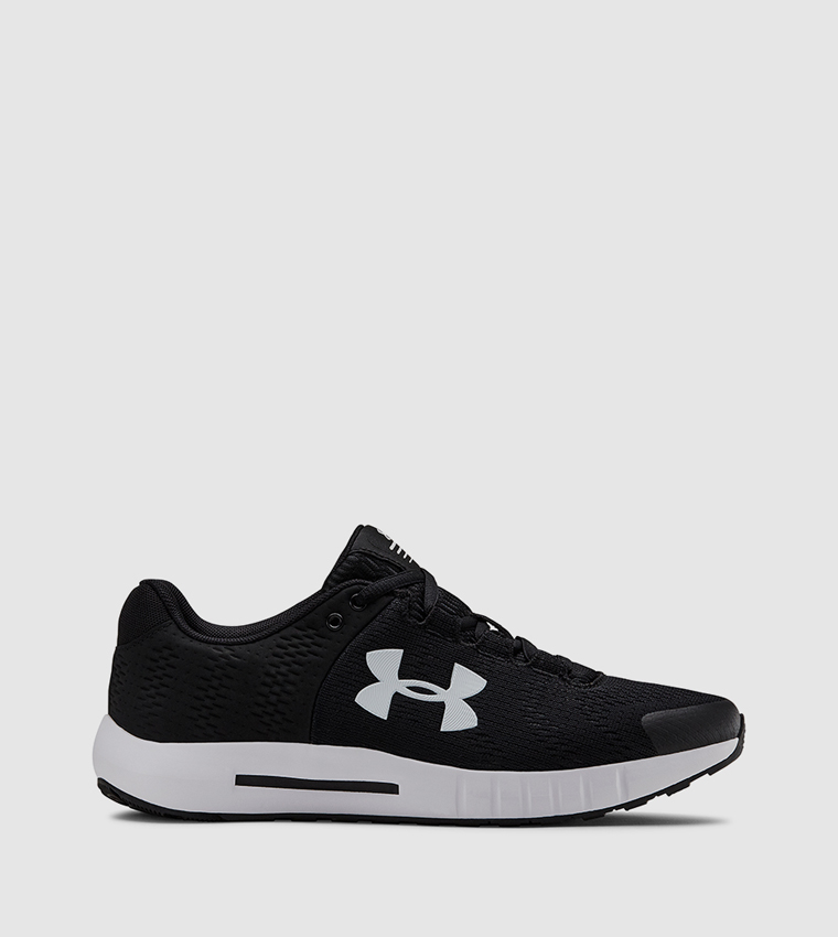 Buy Under Armour Micro G Pursuit BP Lace Up Running Shoes In Black 6thStreet Saudi Arabia