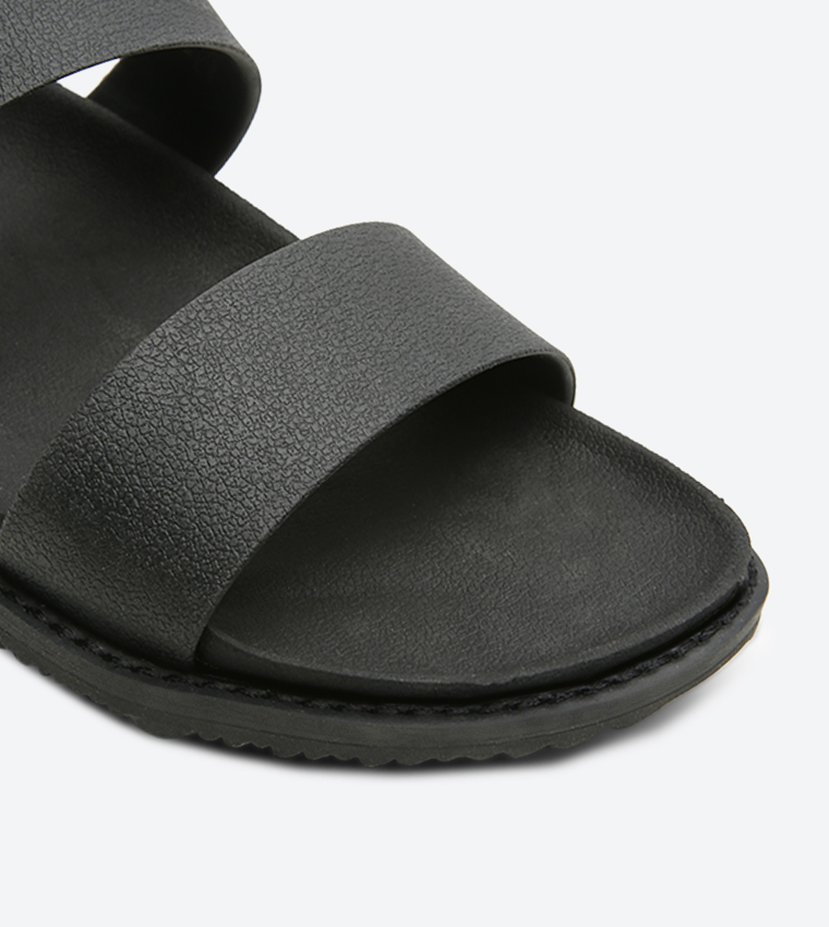 Ricoberht Sandals - Black Synthetic