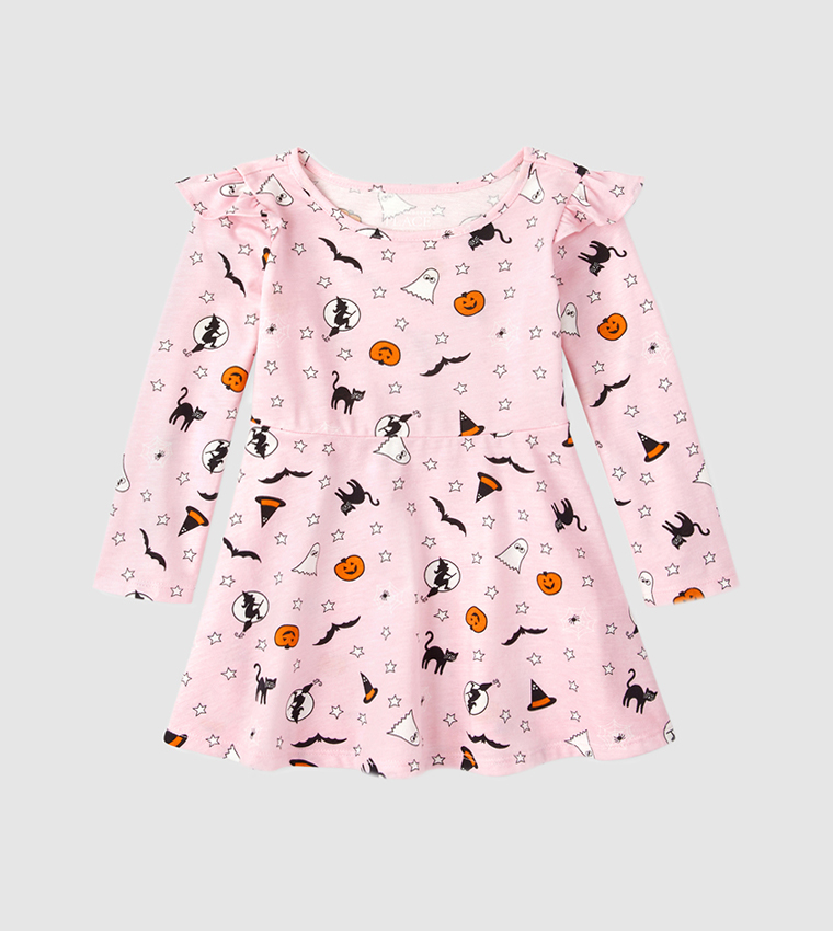 Long Sleeves Ki Halloween Frocks