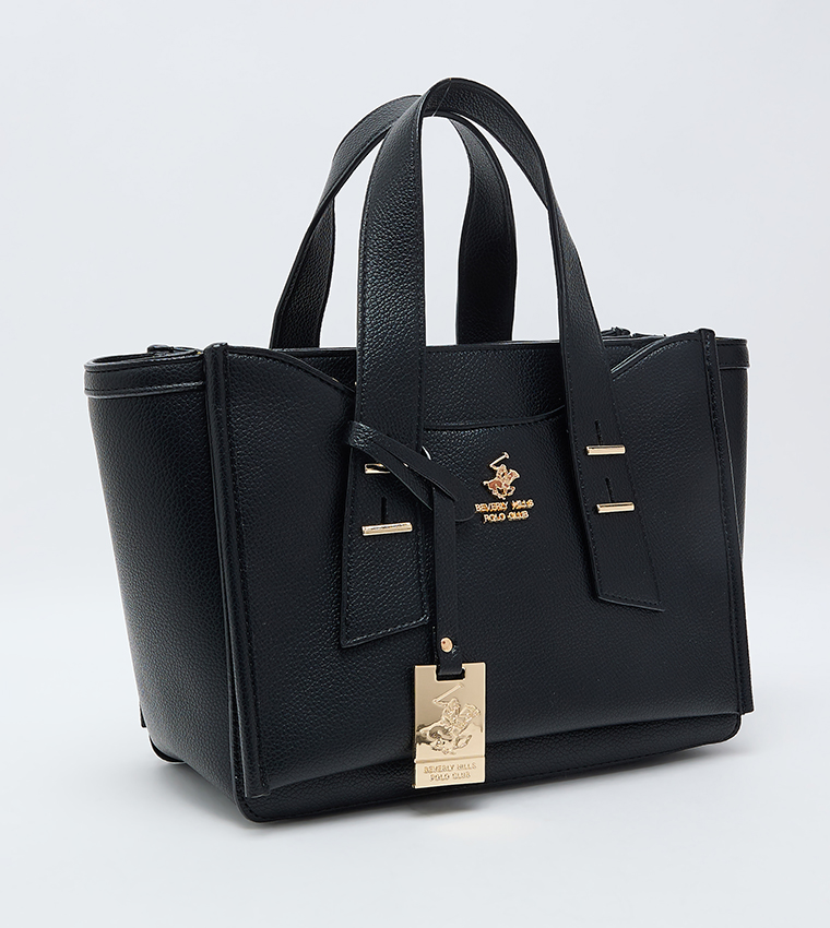 Textured Satchel Bag