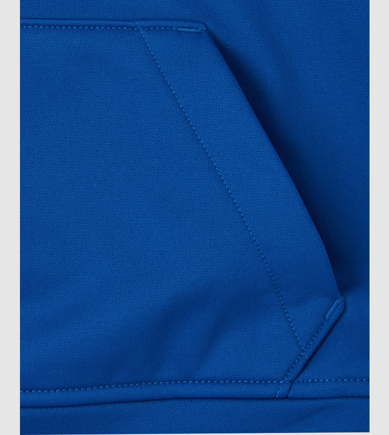 Buy The Children's Place Solid Hoody Shirt In Blue | 6thStreet UAE