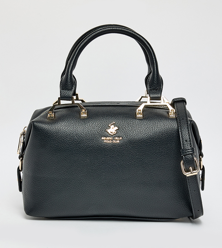 Logo Detail Satchel Bag