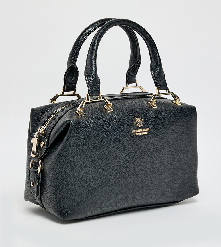 Logo Detail Satchel Bag