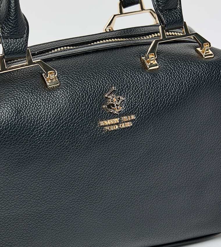 Logo Detail Satchel Bag