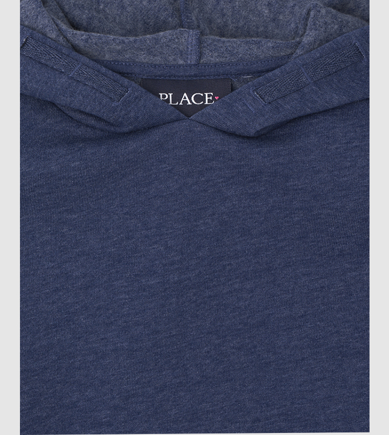 Solid Tunic Hoodie Shirt