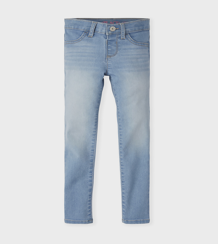 Lightly Washed Skinny Jeans