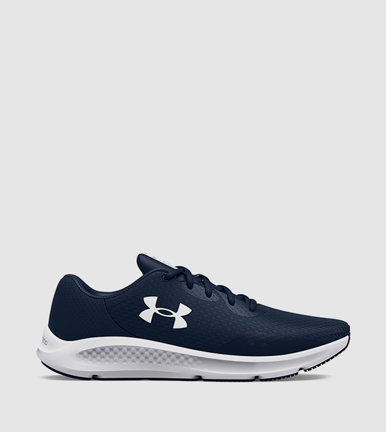 Buy Under Armour Charged Pursuit 3 Lace Up Running Shoes In Navy