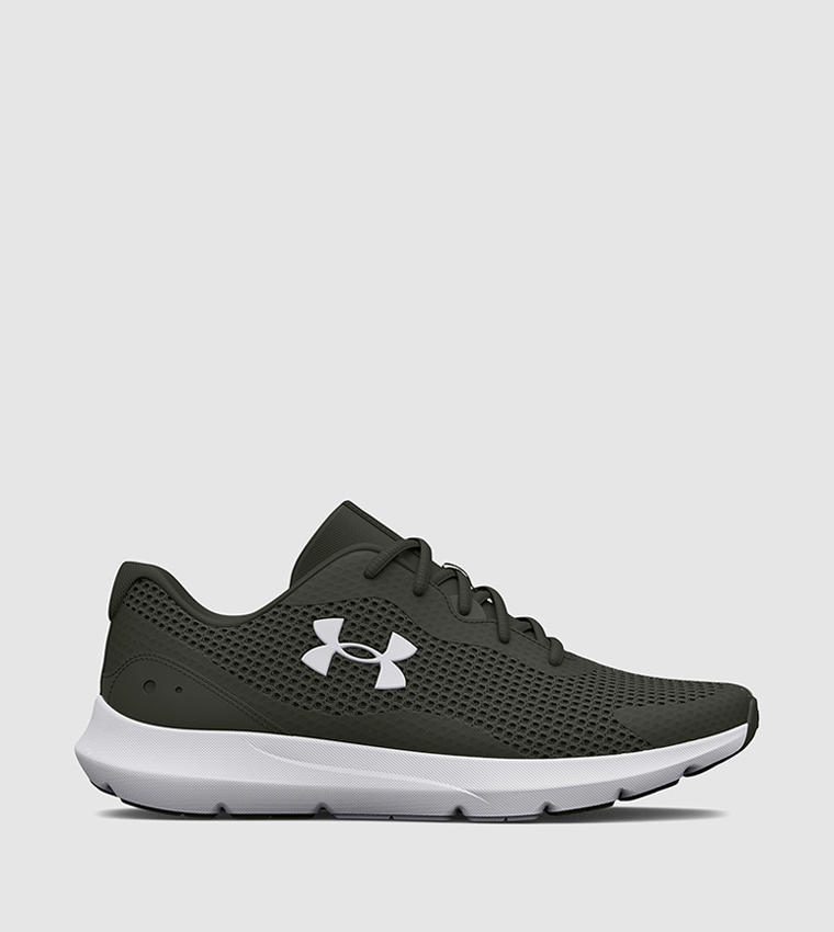 Buy Under Armour Surge 3 Lace Up Running Shoes In Olive | 6thStreet Kuwait