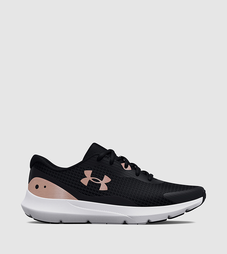 Buy Under Armour Surge Lace Up Running Shoes In Black