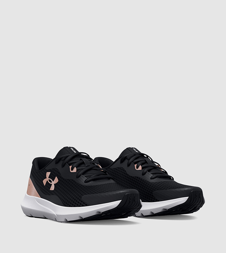 Buy Under Armour Surge Lace Up Running Shoes In Black