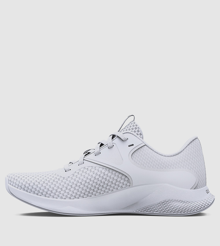Buy Under Armour UA W Charged Aurora 2 Mid Top Sneakers In White
