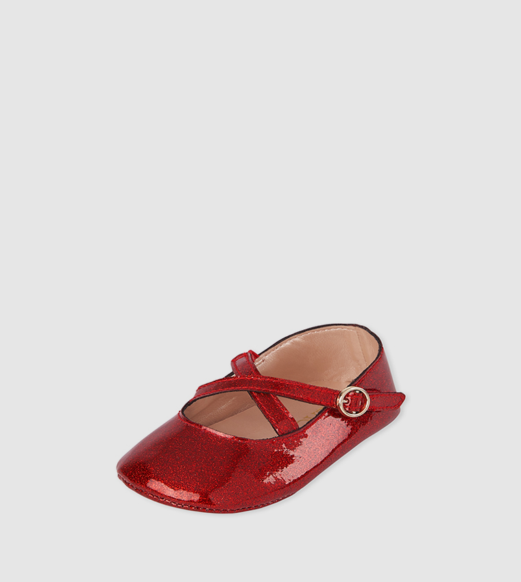 Red glitter sale baby girl shoes