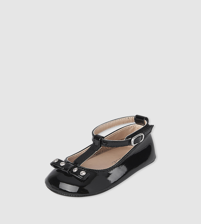 T Strap Ballet Flats