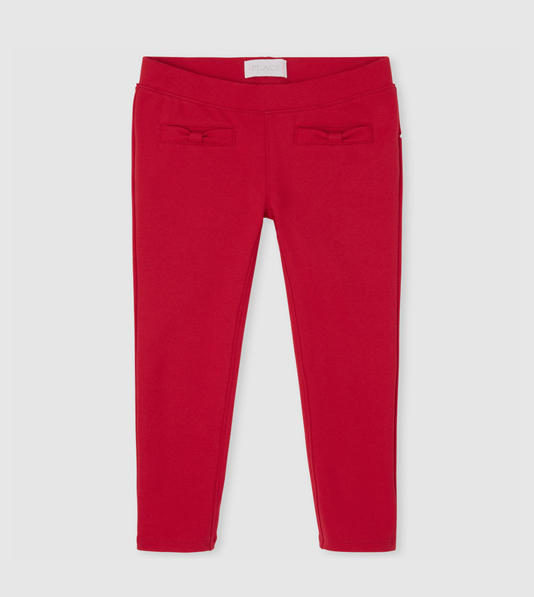 Buy The Children s Place Slim Fit Jeggings In Red 6thStreet Qatar