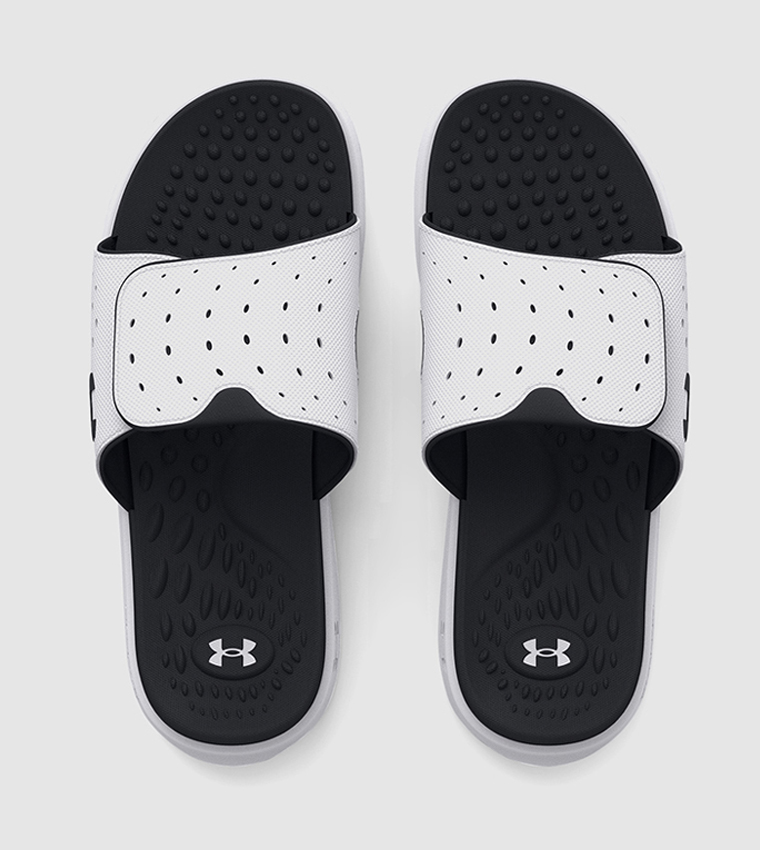 Under armour playmaker on sale slides