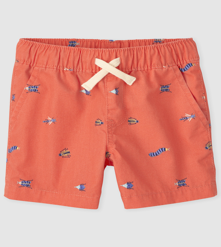 Buy The Children s Place Print Pull On Jogger Shorts In Orange 6thStreet Oman