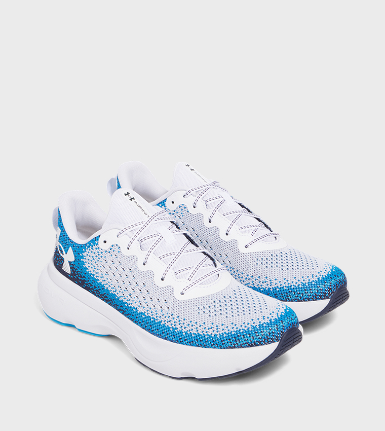 INFINITE Patterned Lace-Up Running Shoes