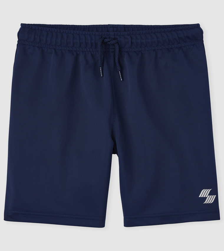 Navy blue basketball shorts youth online