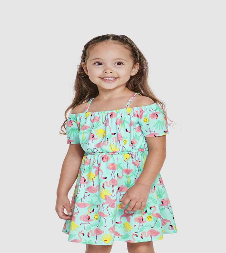 Cold shoulder dress outlet for baby girl