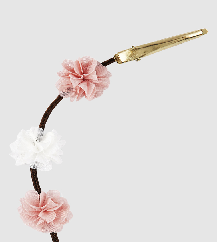 Buy The Children's Place Pack Of 2 Flower Hair Clips In Multiple Colors |  6thStreet UAE