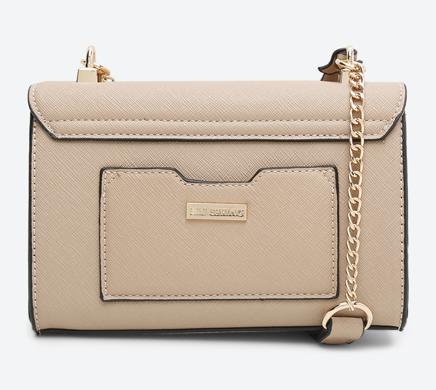 Helacia Cross Body Bags - Beige