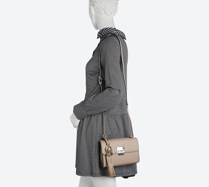Helacia Cross Body Bags - Beige