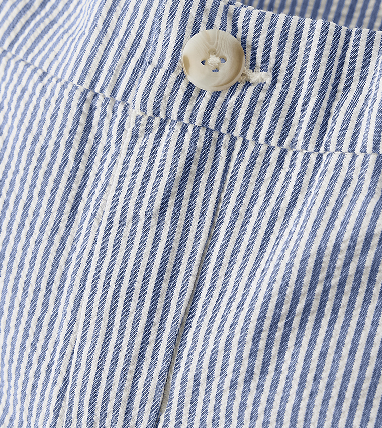 Seersucker Regular Fit Trouser