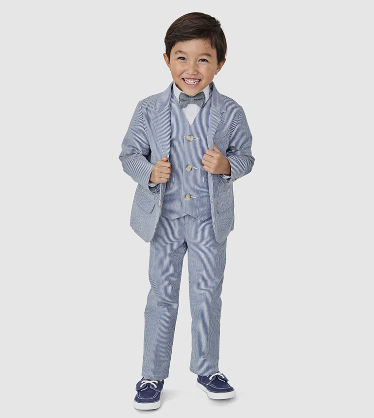 Seersucker Regular Fit Trouser