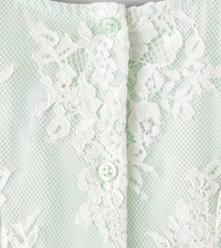 Floral Embroidered Fit and Flare Dress