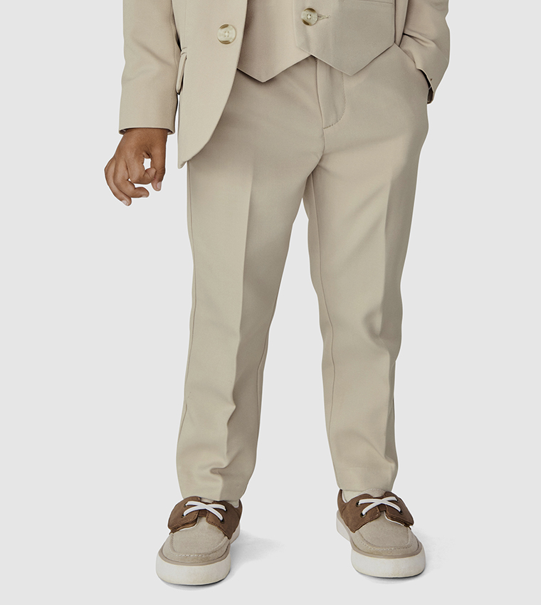 Solid Regular Fit Trouser
