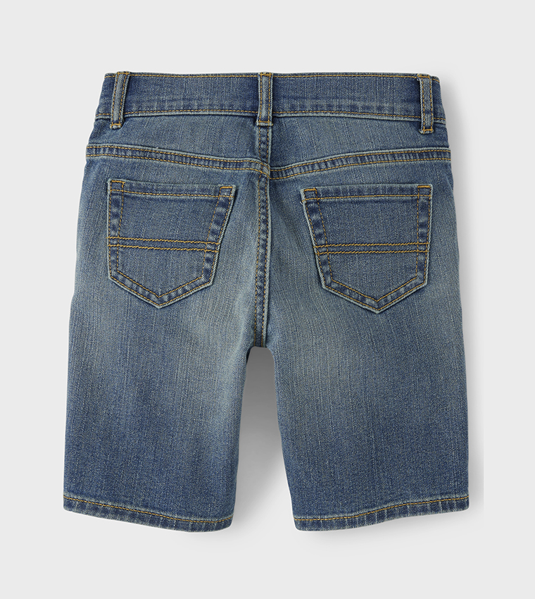 Children's high clearance waisted denim shorts