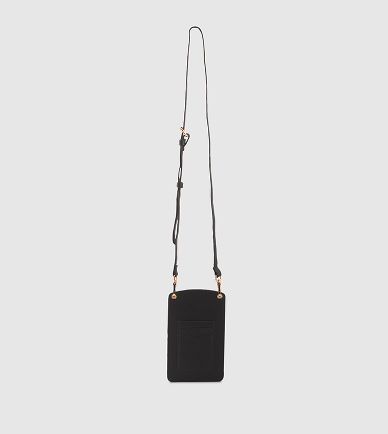 Textured Crossbody Phone Bag