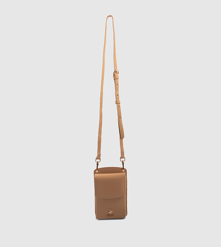 Textured Crossbody Phone Bag