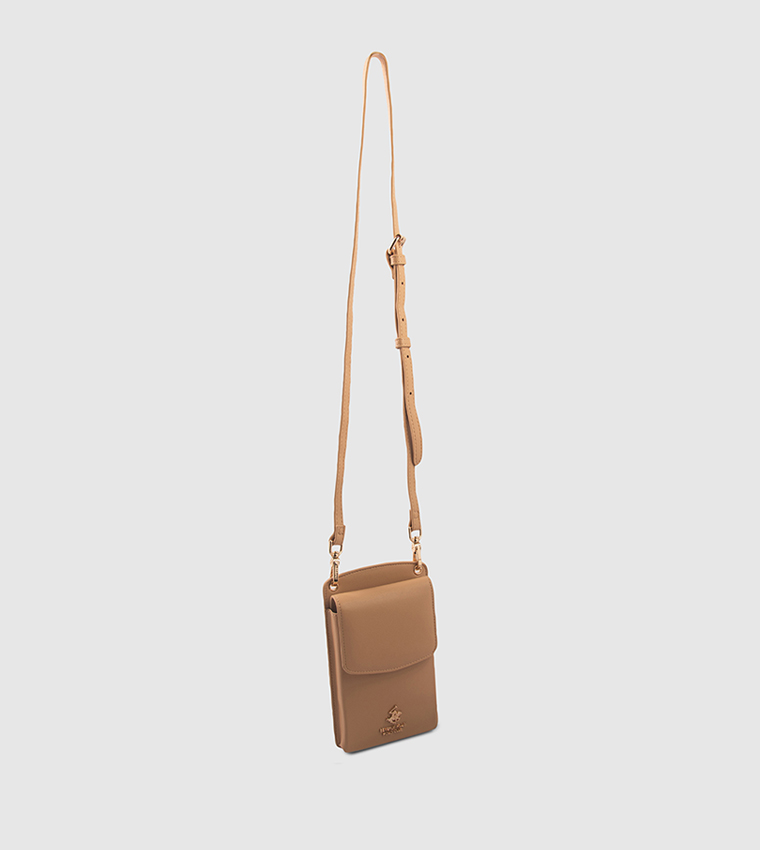 Textured Crossbody Phone Bag