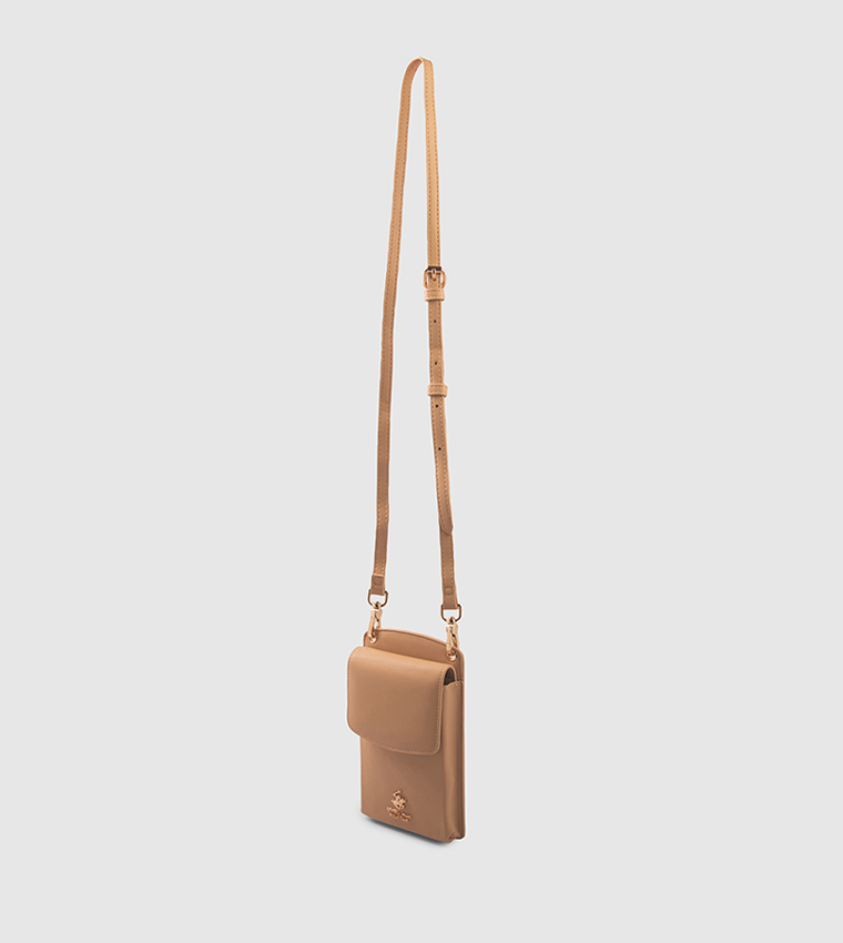 Textured Crossbody Phone Bag