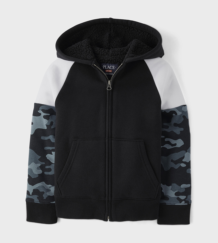 Children's place store camo jacket