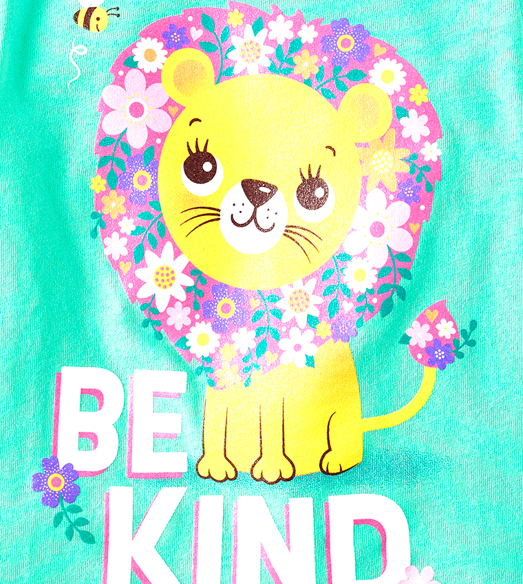 Baby and Toddler Girls Kind Graphic T-Shirt