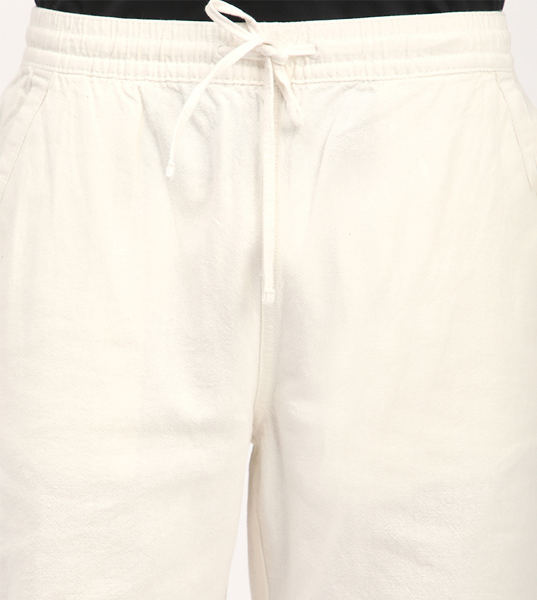 Drawstring Waist Casual Shorts