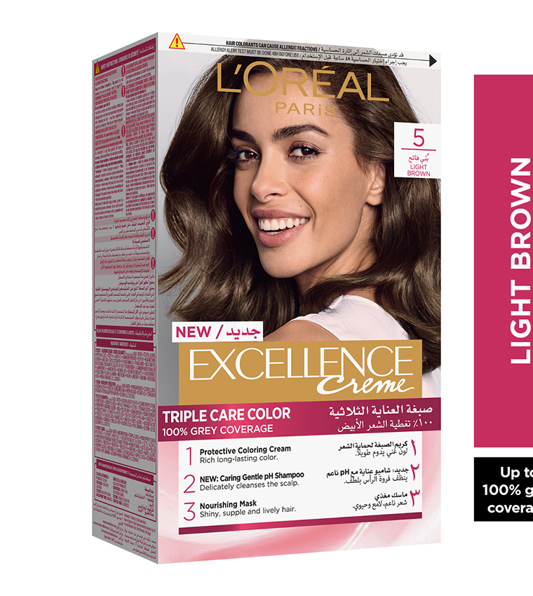 Buy L'Oreal Paris L'Oreal Paris Excellence Crème Permanent Hair Color,  Light  Brown In Multiple Colors | 6thStreet UAE
