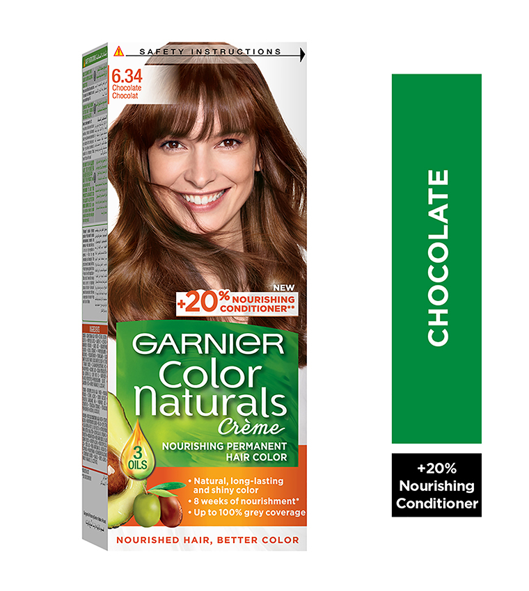 Naturals 6.34 Chocolate, Permanent Hair Color
